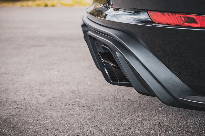 Capristo Porsche 718 GT4RS - SET: Valved Muffler, 100 Cell OPF Replacement, Performance Headers + Wicrom Tips