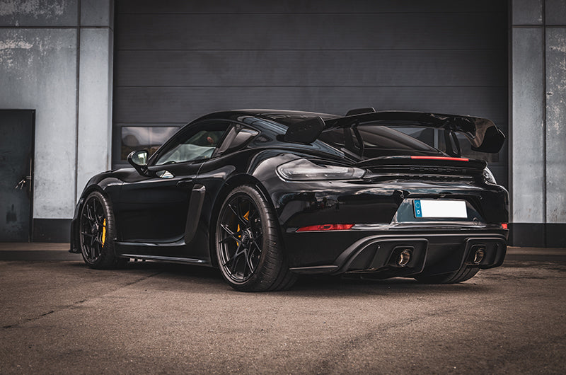 Capristo Porsche 718 GT4RS - Valved Muffler + Slanted Wicrom Tips (for PSE)