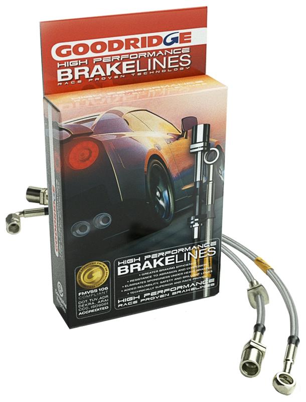Goodridge 86-89 Volkswagen Scirocco 16V Rear Disc SS Brake Lines