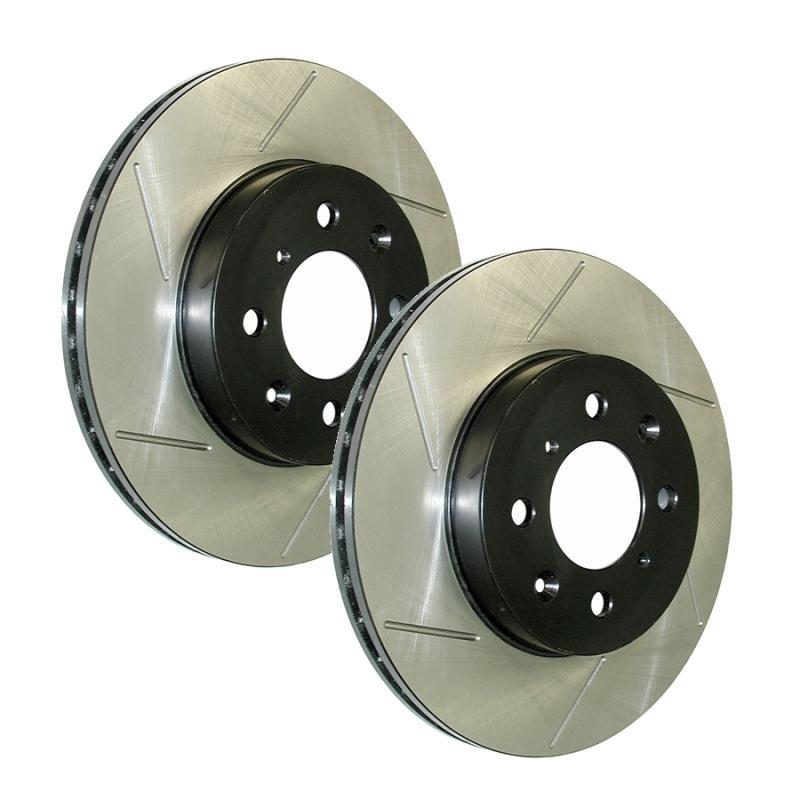 StopTech Power Slot 09 VW CC (Passat CC) / 06-09 Passat (ex Syncro) Left Rear CRYO-STOP Slotted Rot