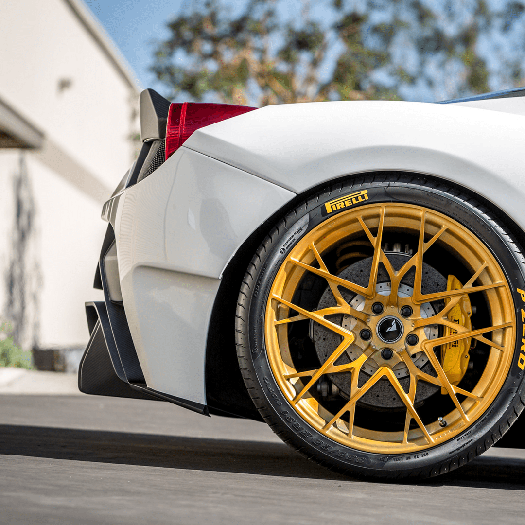 Vorsteiner Ferrari 458 Italia VX Aero Rear Bumper w/ Rear Diffuser (incl. Exhaust Tips)