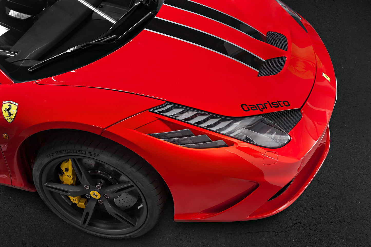 Capristo Ferrari 458 Speciale - Carbon Fiber Air Outlet Ribs