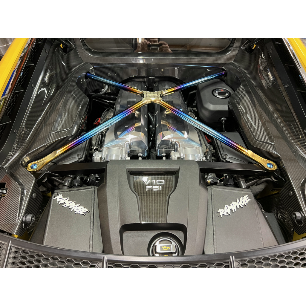 Rampage Billet Titanium X-Brace - R8/Huracan