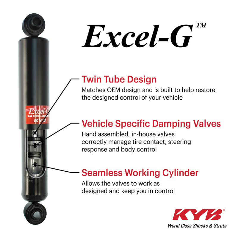 KYB Shocks & Struts Excel-G Front AUDI A6 1998 VOLKSWAGEN Passat 1998-00
