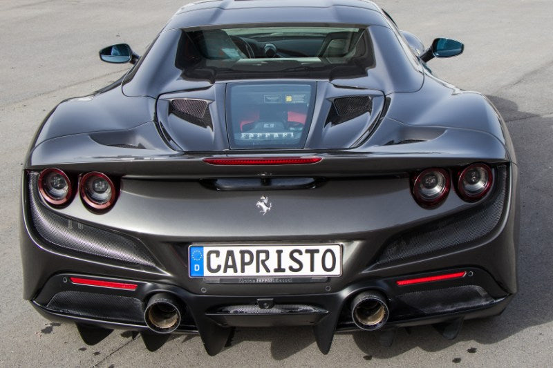 Capristo Ferrari F8 Spider - Carbon Fiber + Glass Bonnet