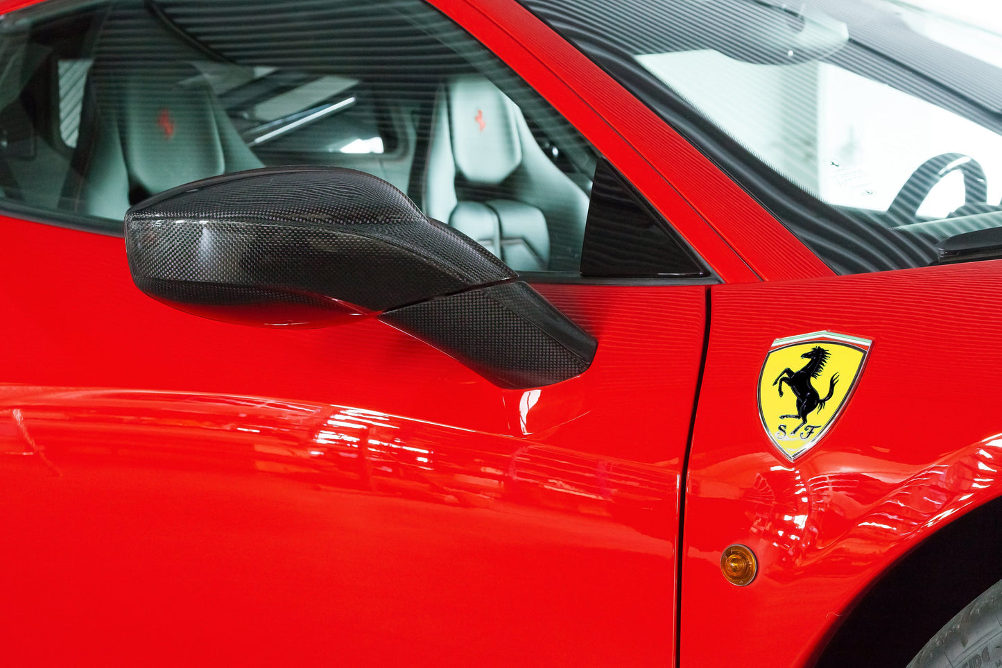 Capristo Ferrari 458 - Carbon Fiber Mirror Cases