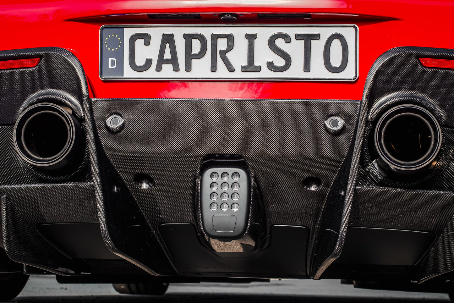 Capristo Ferrari 488 Pista - End Pipe Shells