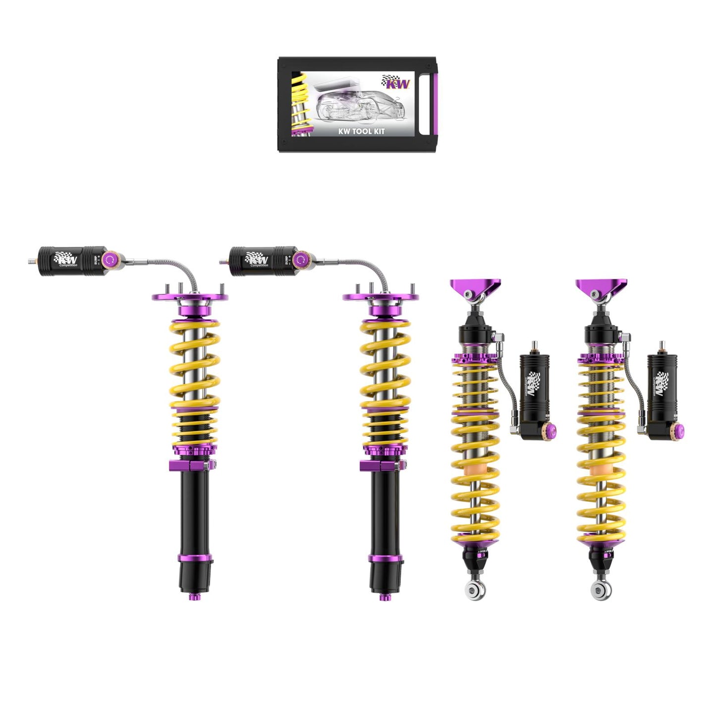 KW McLaren 720S V4 RACING KIT (R-COMPOUND; REAR COILOVER CONV.) - 39720329