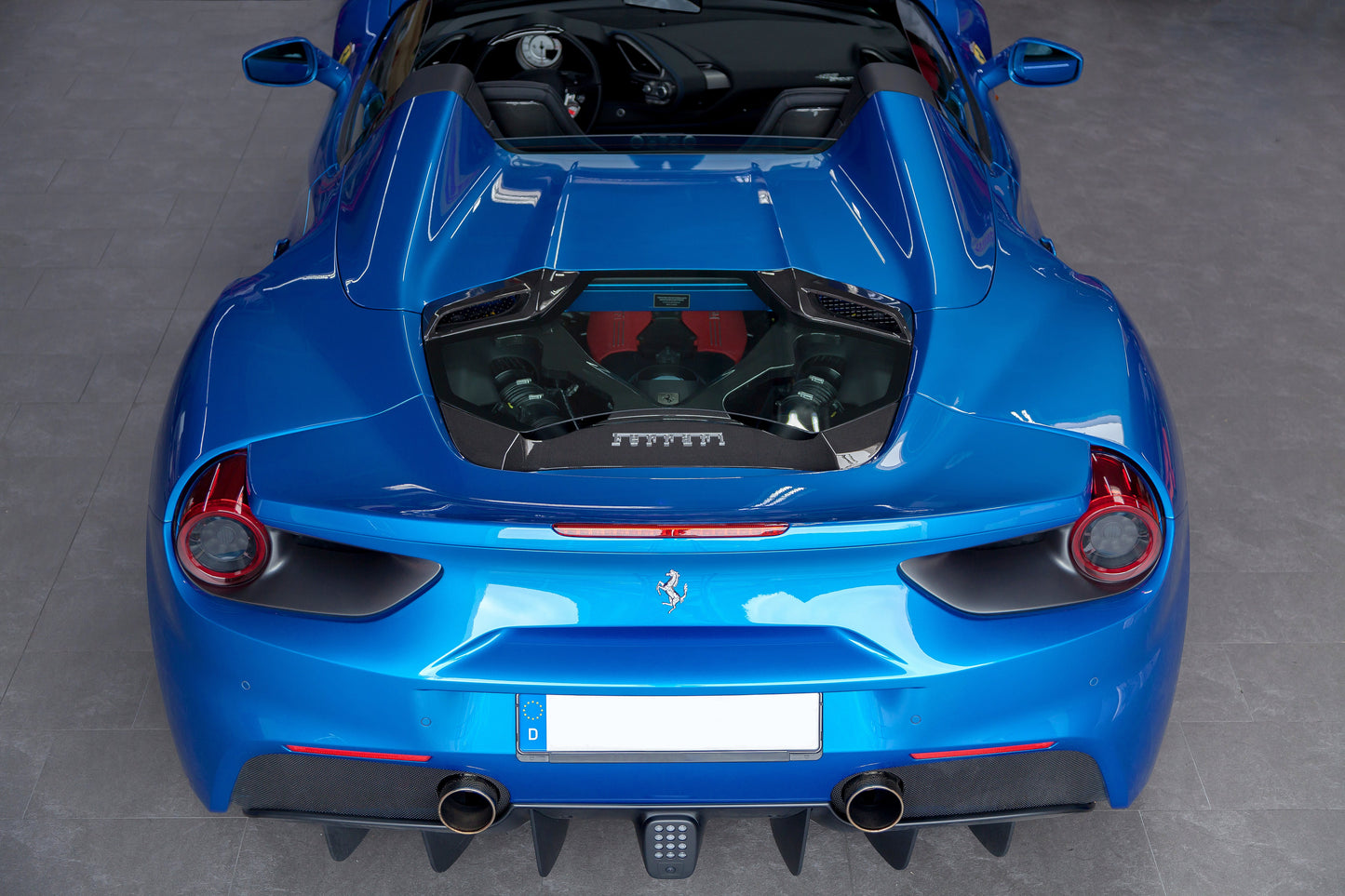 Capristo Ferrari 488 GTS/Pista - Carbon Fiber + Glass Bonnet