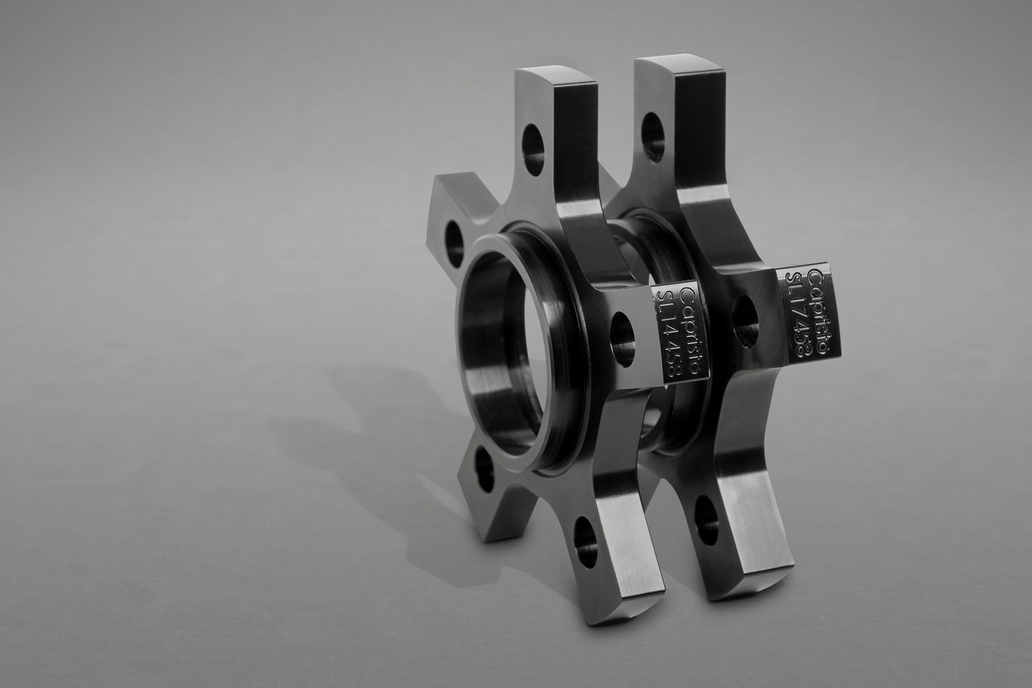Capristo Ferrari 458 - Wheel Spacers 14mm Front / 17mm Rear (Star Shape) with Titanium Wheel Bolts