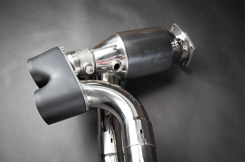 Capristo Porsche 997.2 Turbo/S - Valved Exhaust + 250 Cell Sport Cats (CES3)