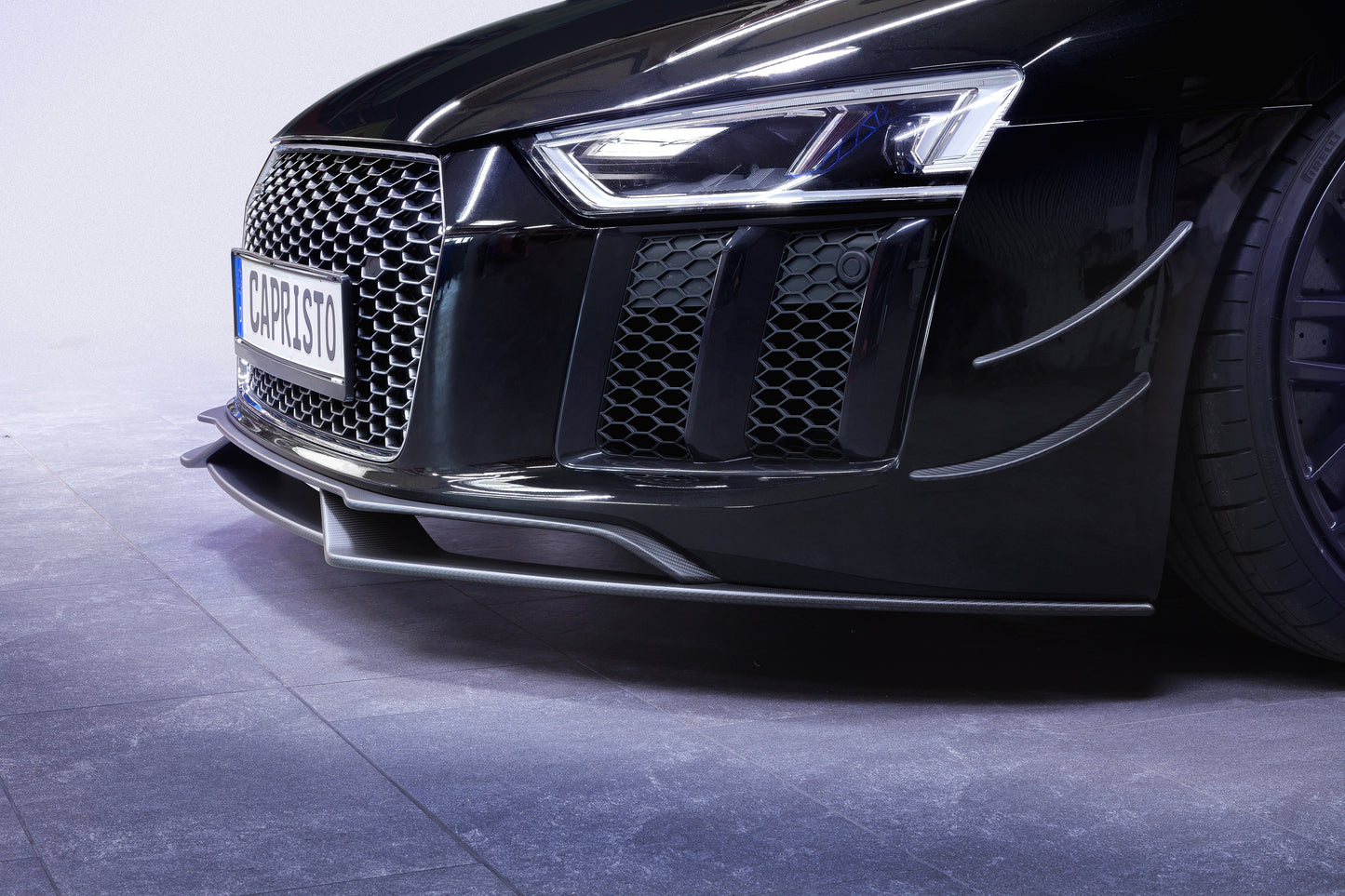 Capristo Audi R8 (Gen2) - Carbon Fiber Front Spoiler