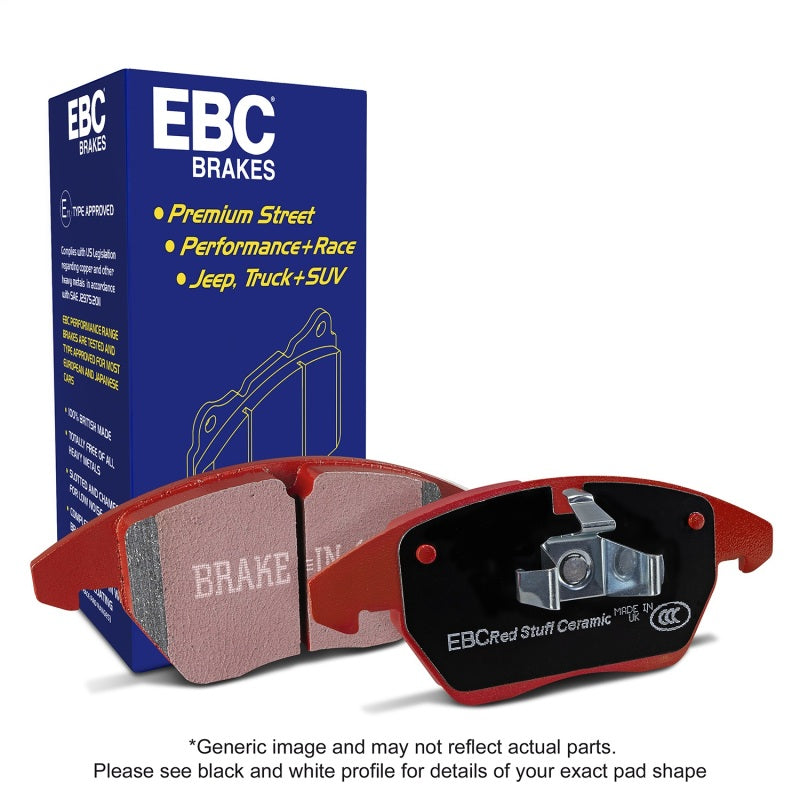 EBC 2015+ Porsche Macan GTS 3.0TT Redstuff Rear Brake Pads