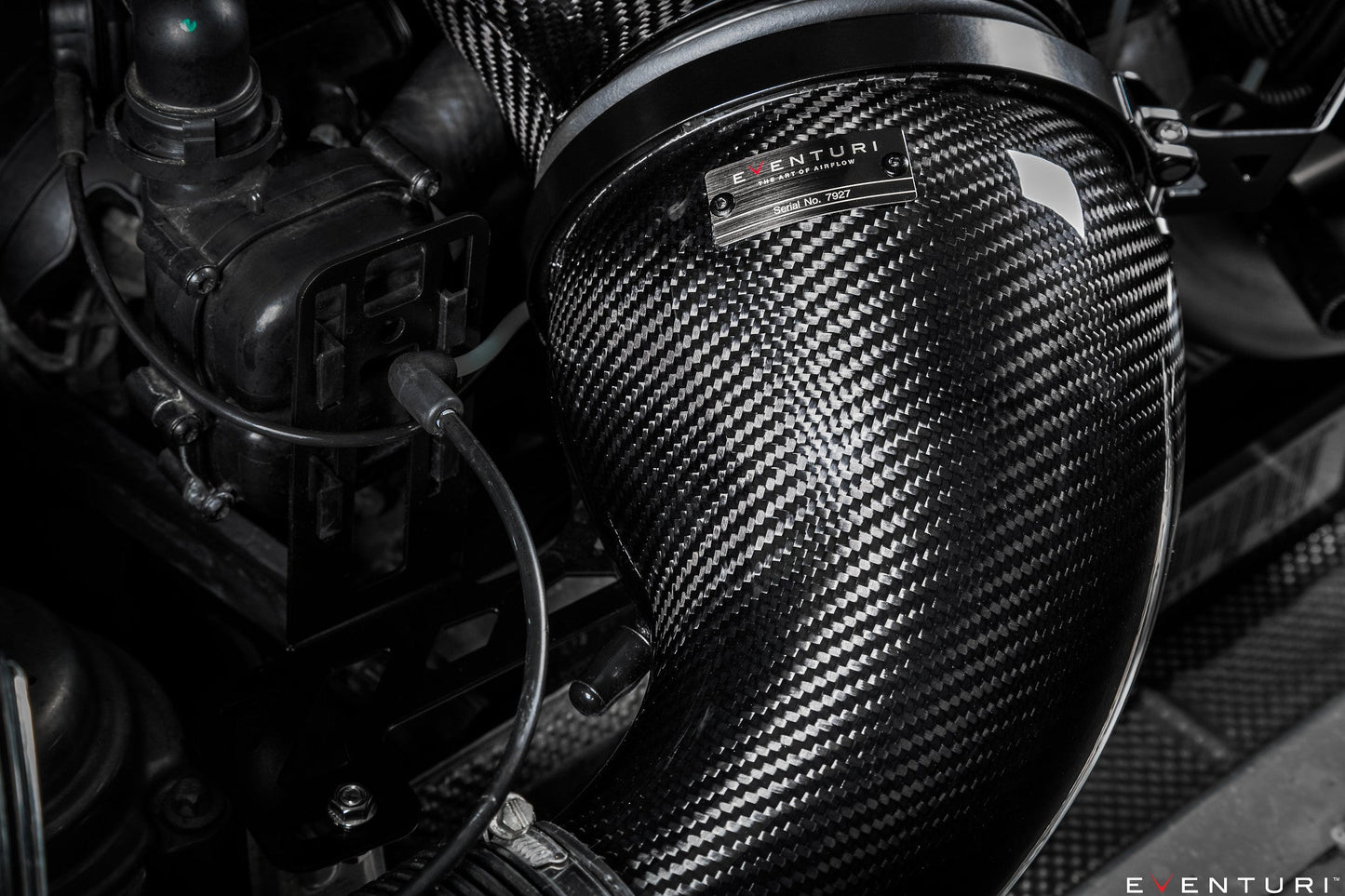Capristo Eventuri Porsche 991.1/2 Turbo/S Black Carbon Intake System