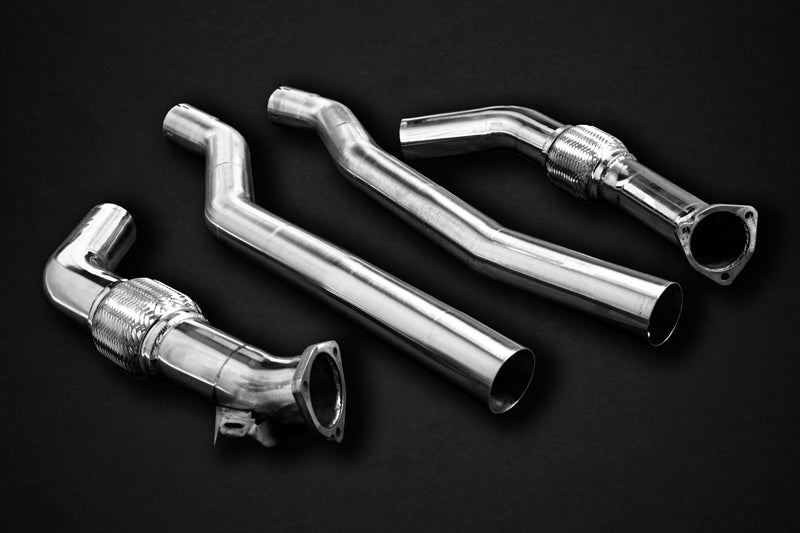 Capristo Audi RS6/7 (C8) - ECE Valved Exhaust + Carbon Tips (OE Actuators)