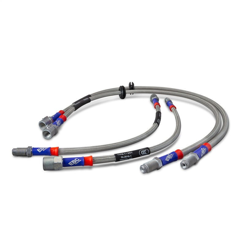 EBC 11-15 Audi Q7 3.0 Supercharged Stainless Steel Brake Line Kit
