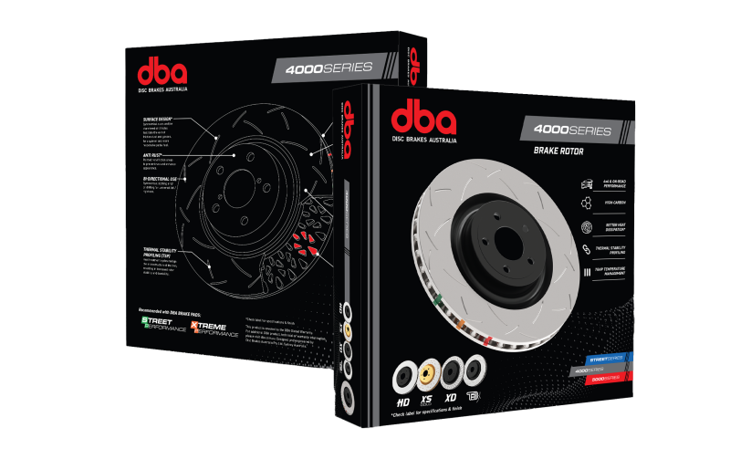 DBA 3/06-08 Audi Q7 Rear Slotted 4000 Series Rotor