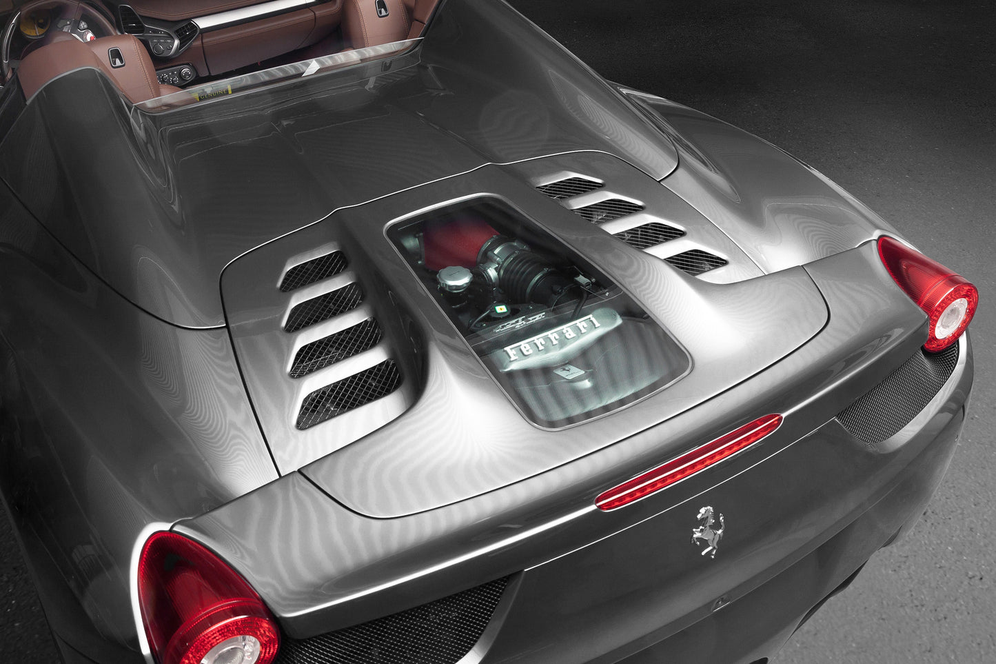 Capristo Ferrari 458 Spider - Carbon Fiber + Glass Bonnet