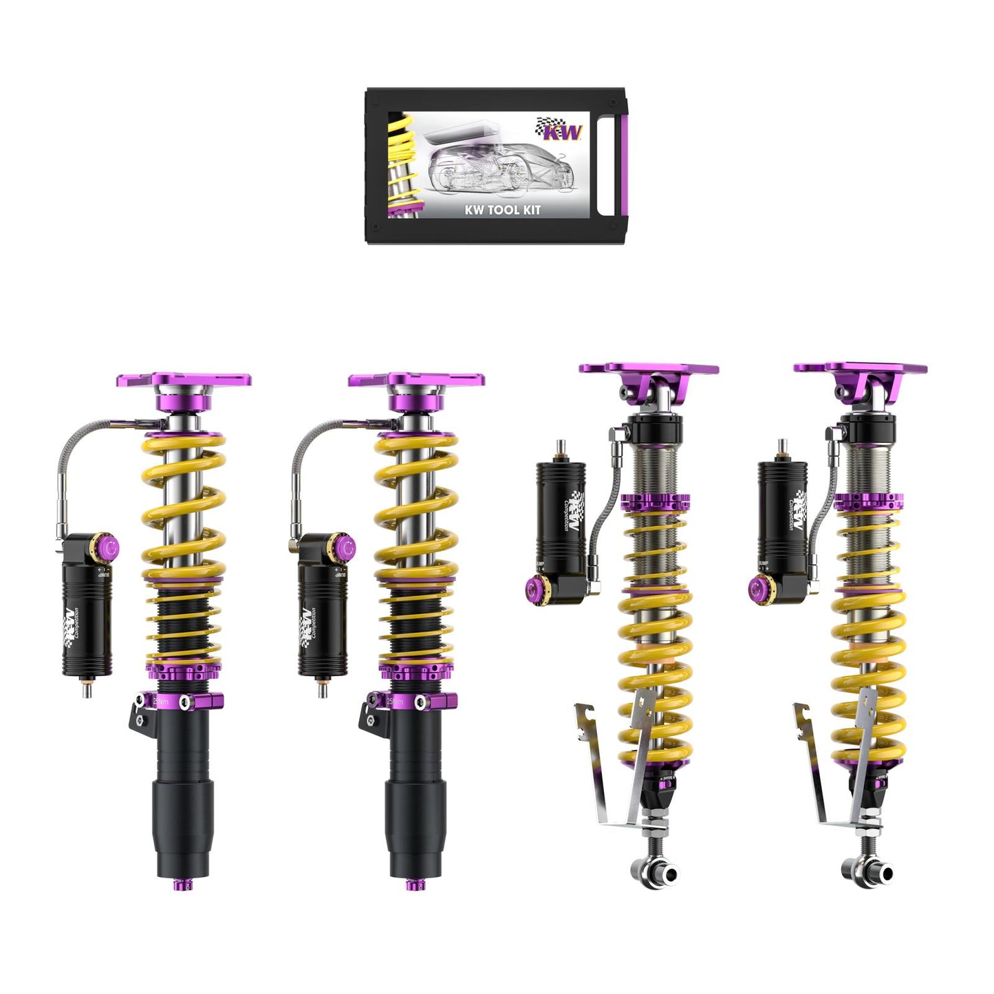 KW McLaren 720S V4 RACING KIT (R-COMPOUND; REAR COILOVER CONV.) - 39720346