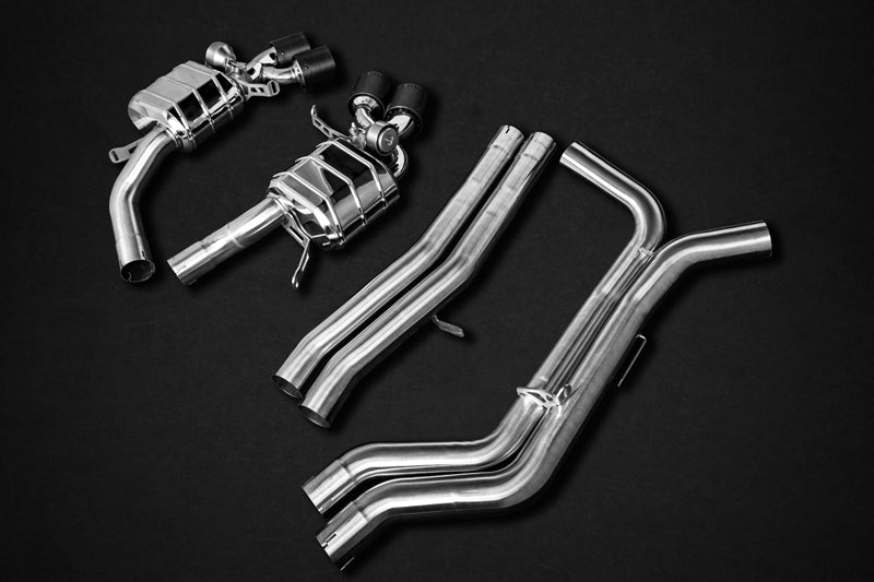 Capristo Audi RS6/7 (C8) - ECE Valved Exhaust + Carbon Tips (OE Actuators)