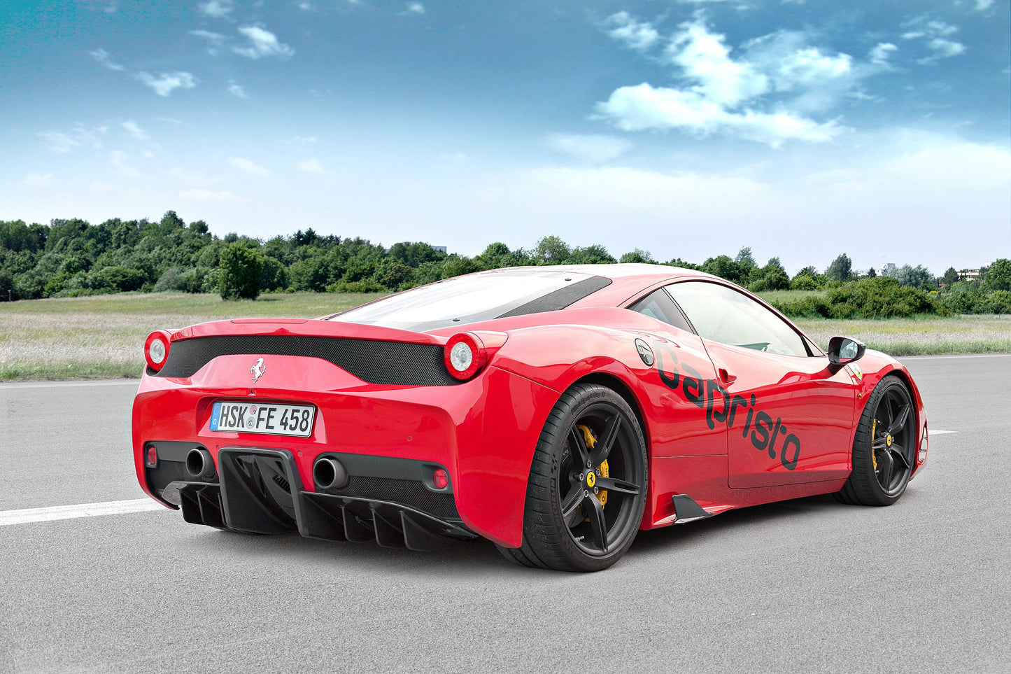 Capristo Ferrari 458 Speciale - Carbon Fiber Rear Diffuser