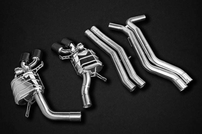 Capristo Audi RS6/7 (C8) - ECE Valved Exhaust + Carbon Tips (OE Actuators)