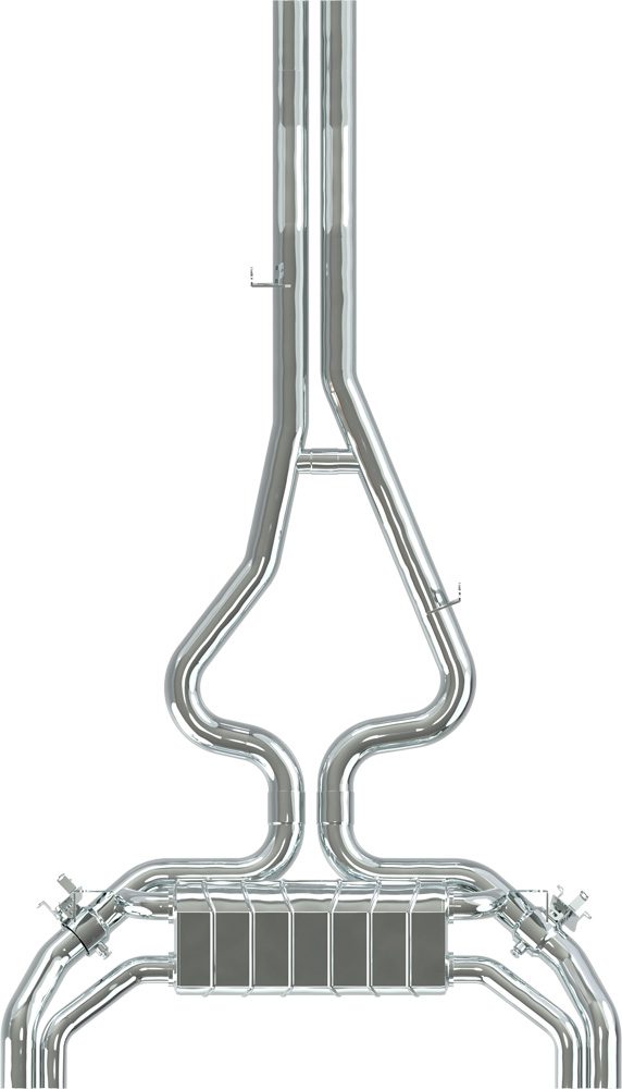 Capristo Audi RS3 (8YA) Sedan - Valved Exhaust System (OE Actuators)