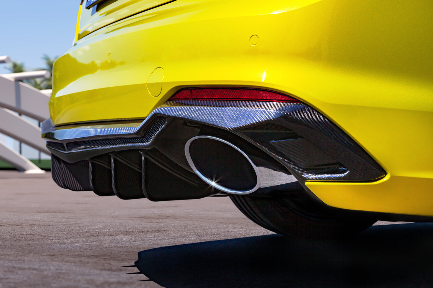 Capristo Audi RS5 (F5) - Carbon Fiber Rear Diffuser