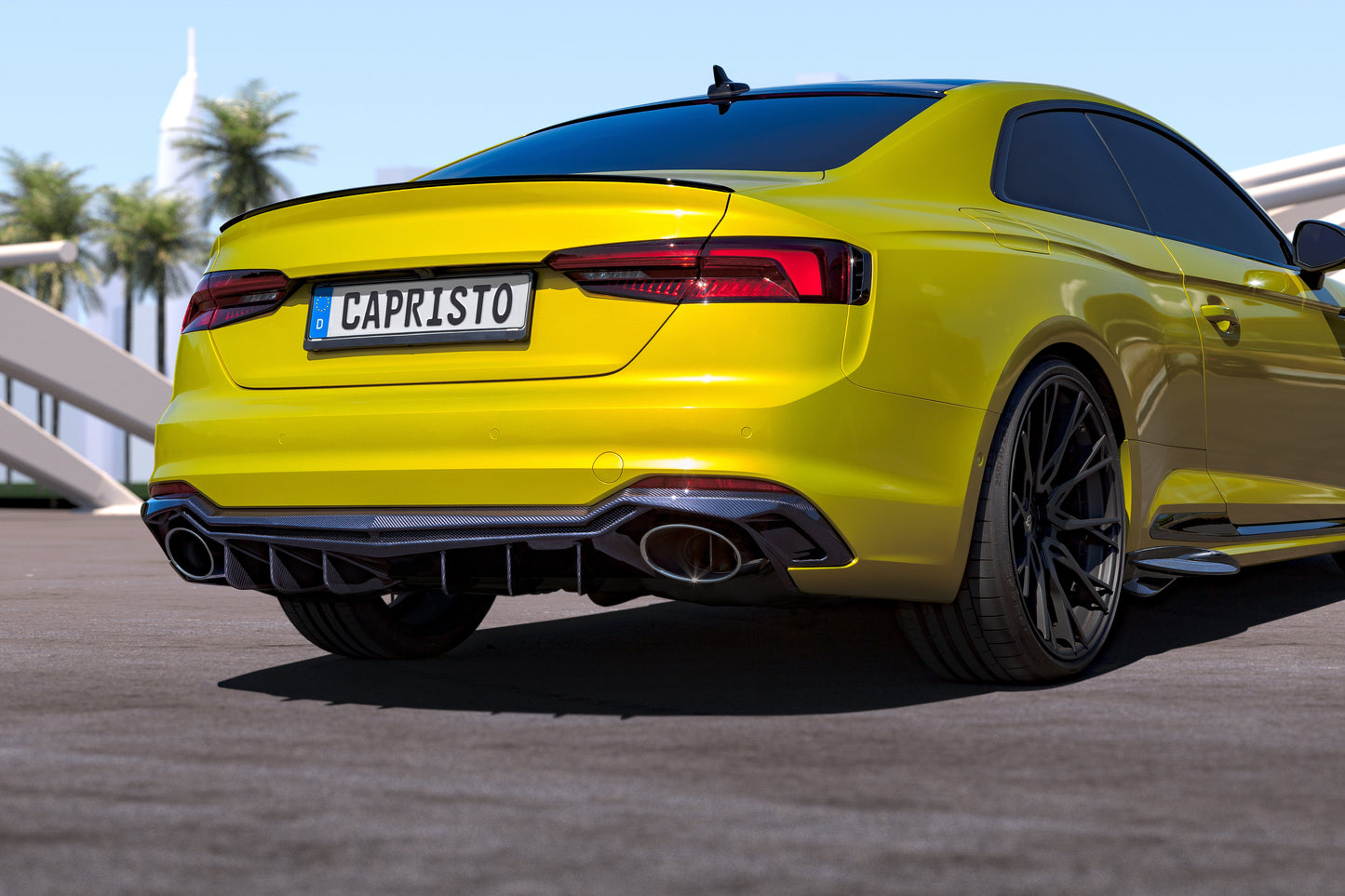 Capristo Audi RS5 (F5) - Carbon Fiber Rear Diffuser