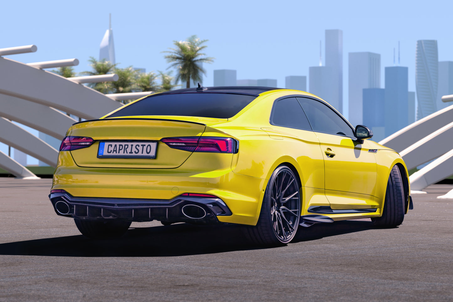 Capristo Audi RS5 (F5) - Carbon Fiber Rear Diffuser