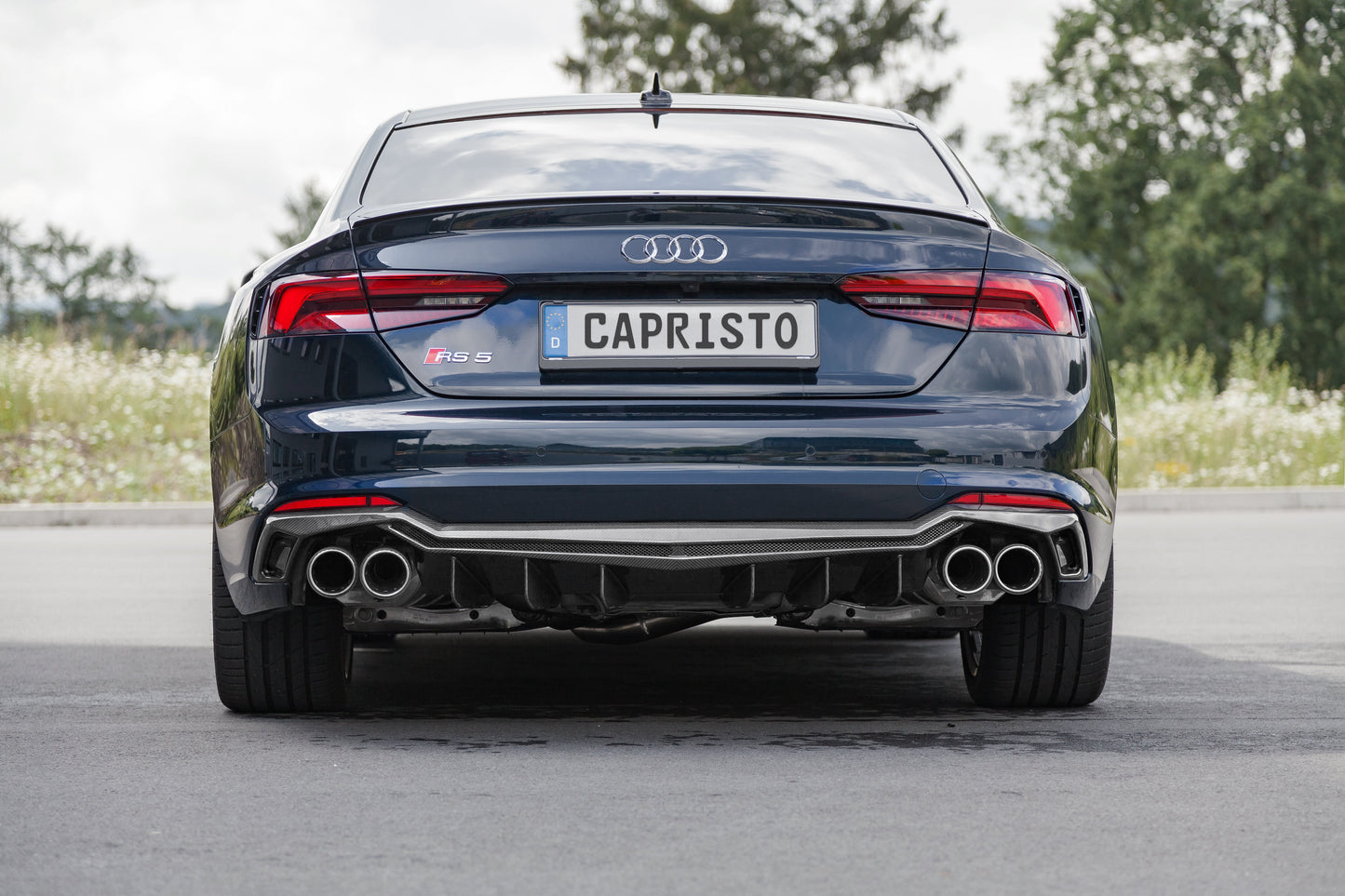Capristo Audi RS5 (F5) - Carbon Fiber Rear Diffuser
