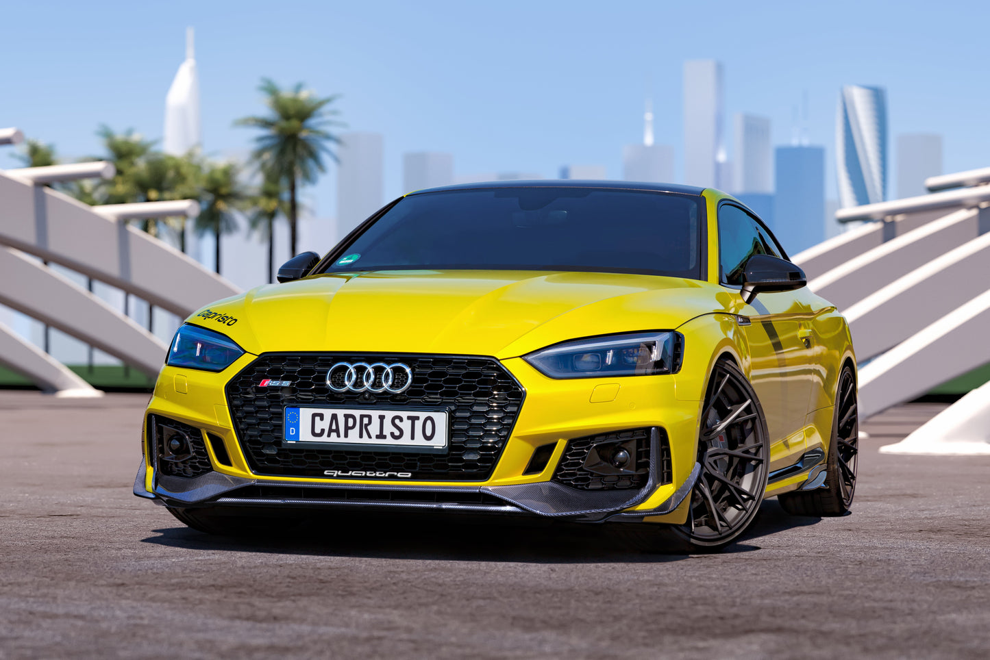 Capristo Audi RS4/5 (B9/F5) - Carbon Fiber Front Spoiler