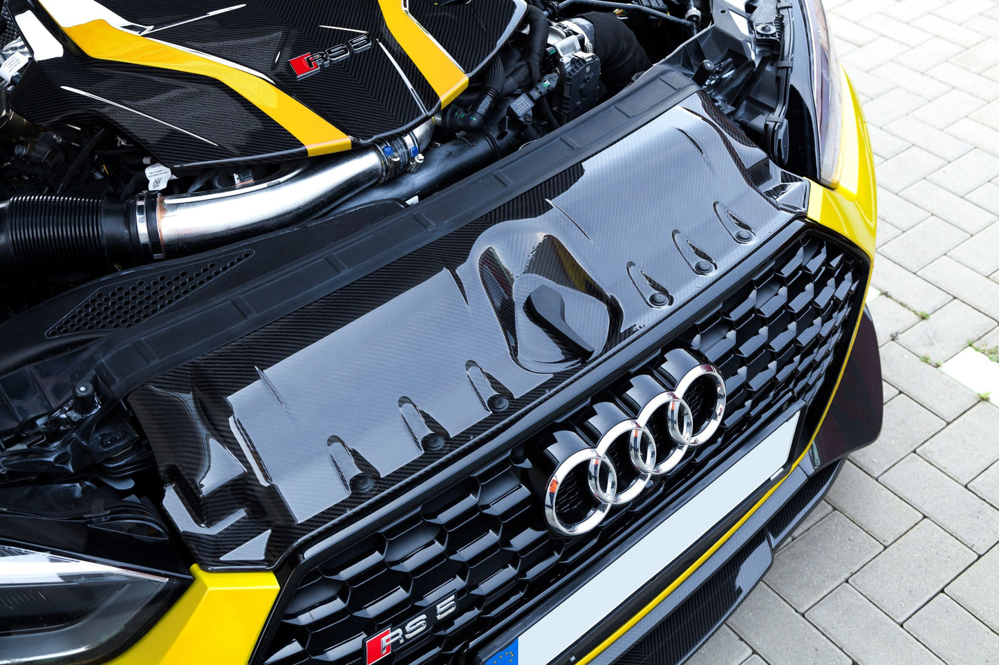 Capristo Audi RS5 (F5) - Carbon Fiber Lock Cover