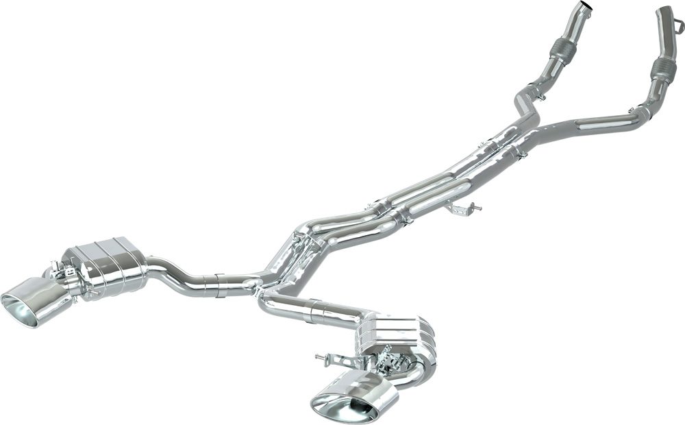 Capristo Audi RS6/7 (C8) - ECE Valved Exhaust + RS-Style Oval Tips (OE Actuators)
