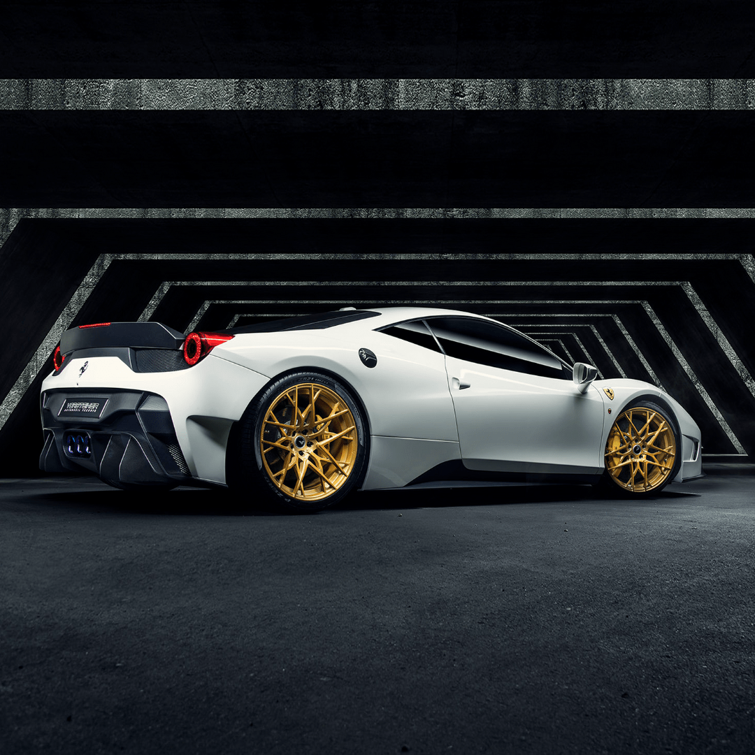 Vorsteiner Ferrari 458 Italia VX Aero Rear Bumper w/ Rear Diffuser (incl. Exhaust Tips)