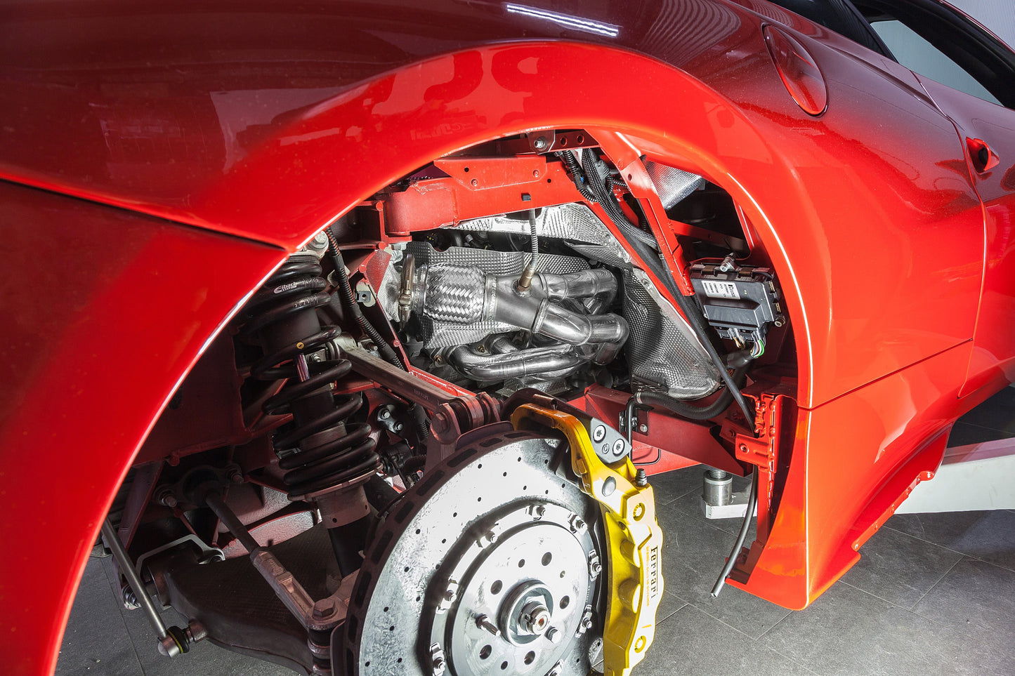 Capristo Ferrari 458 - Headers + Heat Protection