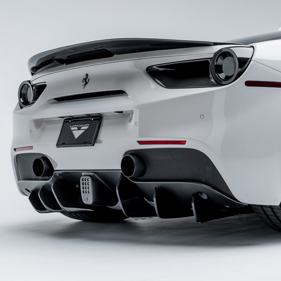 Vorsteiner Ferrari 488 Diavolo Carbon Fiber Rear Diffuser Fins (set of 6)
