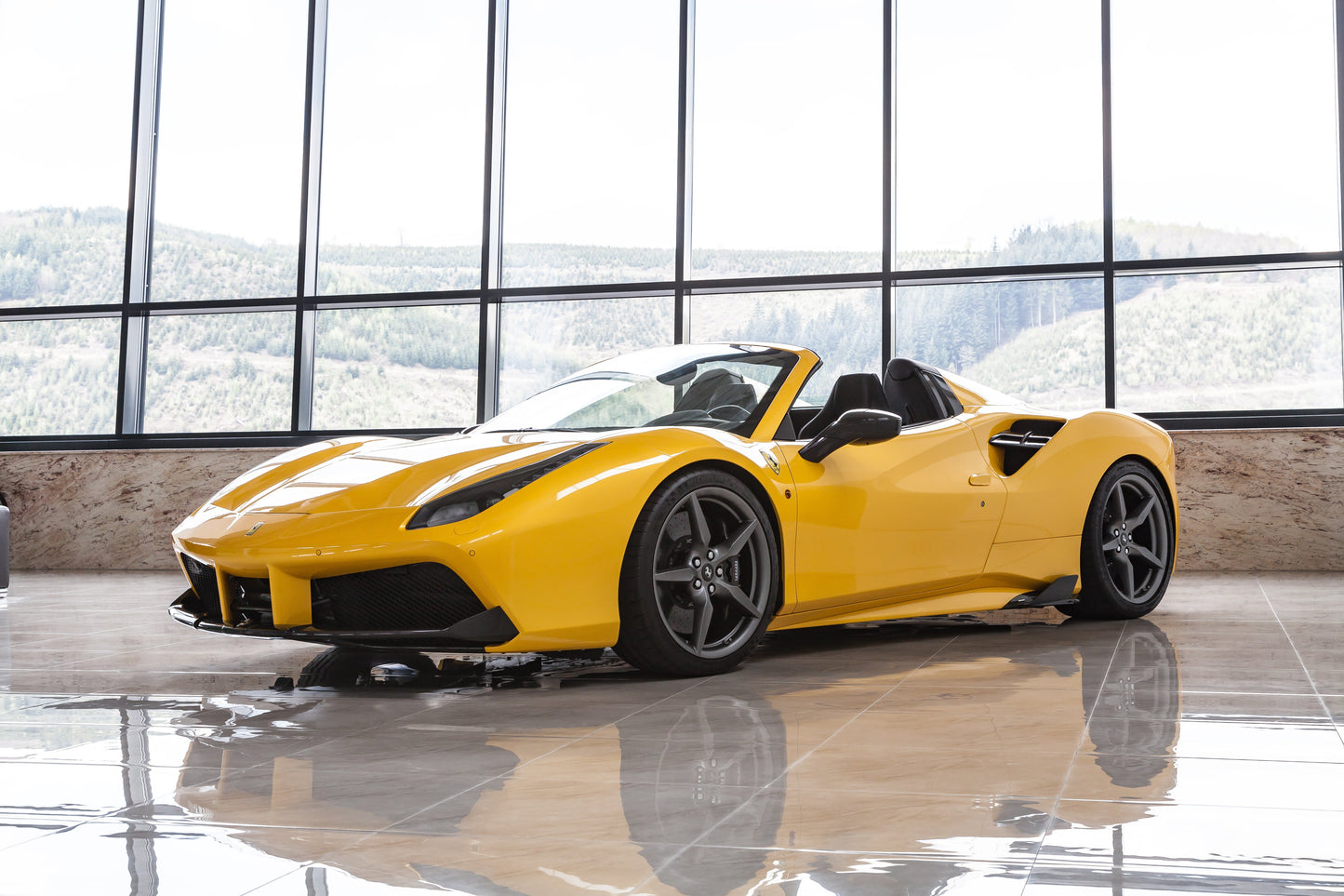 Capristo Ferrari 488 - Carbon Fiber Front Spoiler