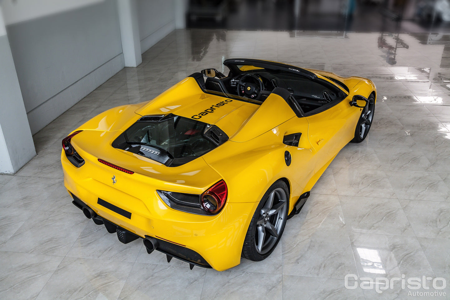 Capristo Ferrari 488 GTS/Pista - Carbon Fiber + Glass Bonnet