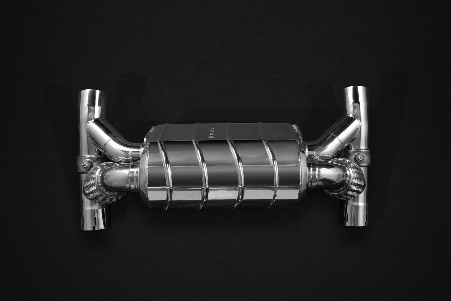 Capristo Ferrari F430 Scuderia/16M - Valved Exhaust, Cat Spares + Heat Protection