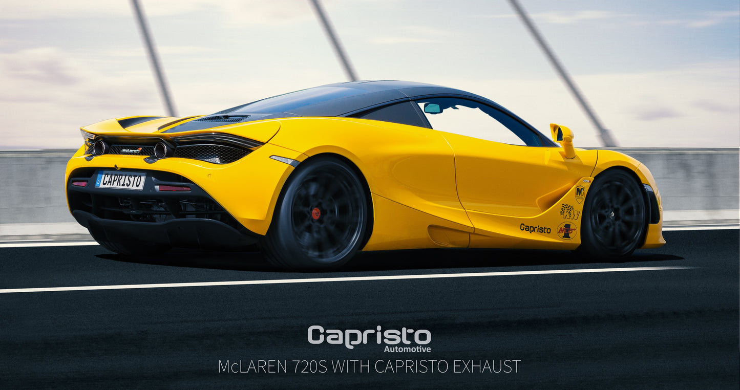 Capristo Mclaren 720S - Valved Exhaust + Sport Cats (CES3)