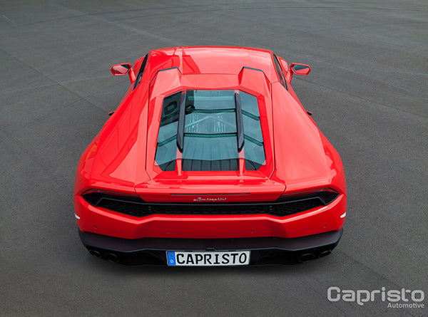 Capristo Lamborghini Huracan - Carbon Fiber + Glass Bonnet (With Scoops)