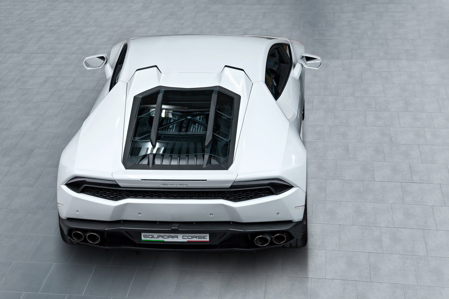 Capristo Lamborghini Huracan - Carbon Fiber + Glass Bonnet (With Scoops)