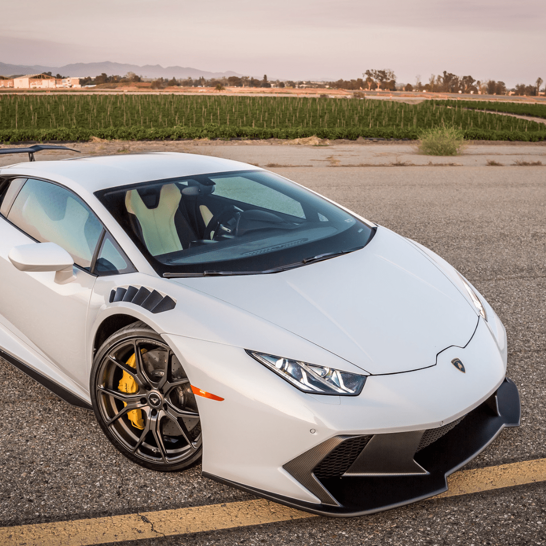 Vorsteiner Lamborghini Huracan Novara Edizione Aero Front Fenders w/Integrated Vents and Splash Shields (2x2 Gloss Carbon)