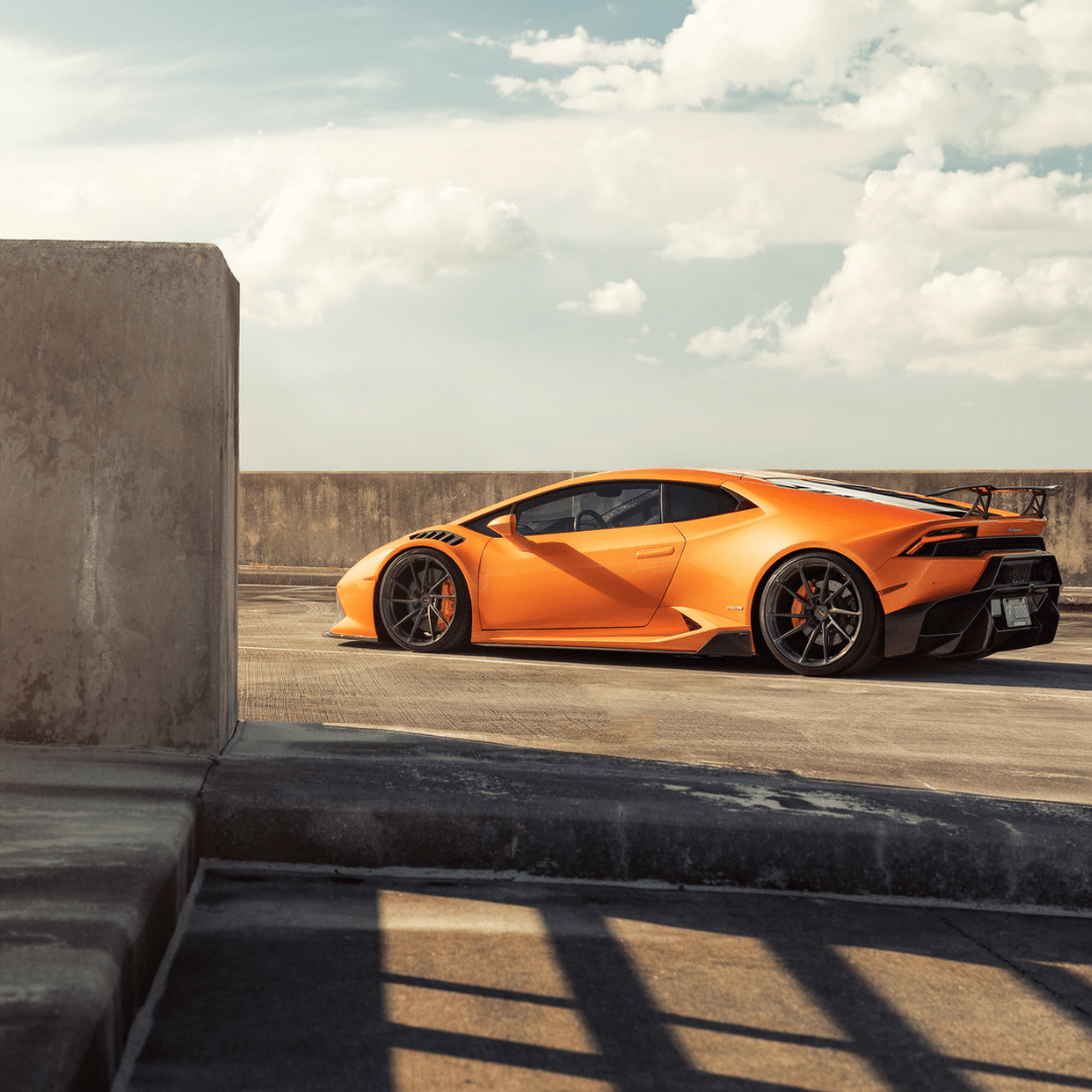 Vorsteiner Lamborghini Huracan Novara Edizione Aero Front Fenders w/Integrated Vents and Splash Shields (2x2 Gloss Carbon)