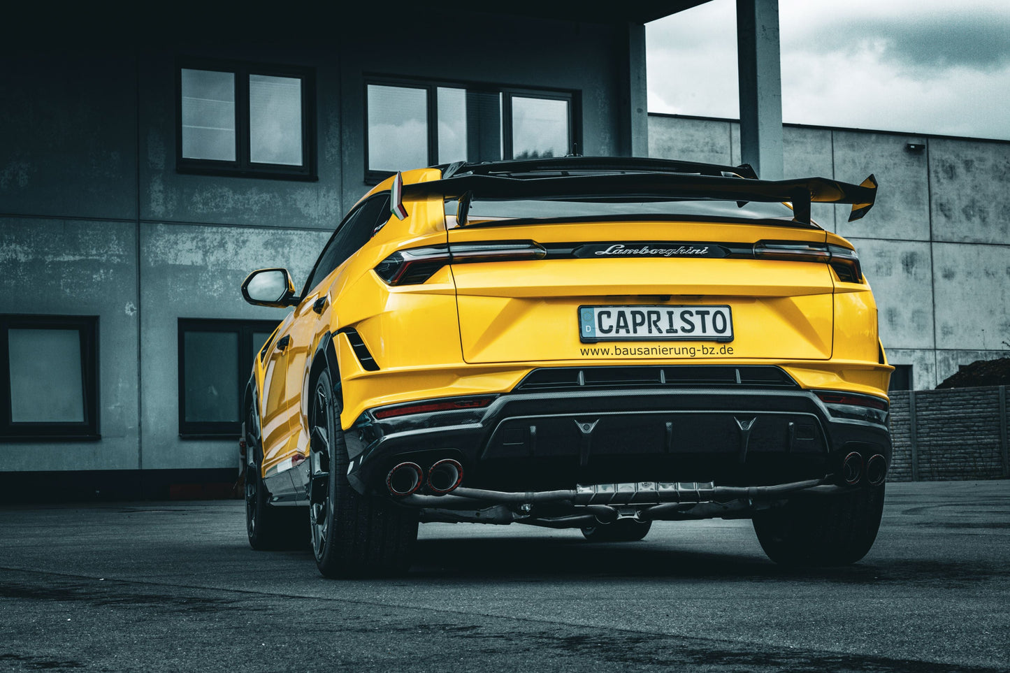 Capristo Lamborghini Urus Performante - Valved Exhaust, MidSilencer Spare + Wicrom "Performante" Tips (OE Actuators)