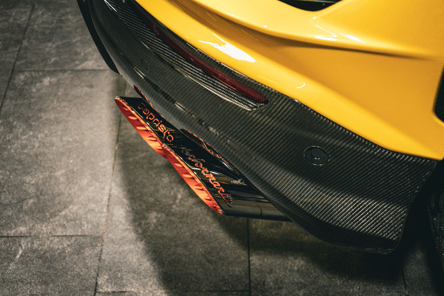 Capristo Lamborghini Urus Performante - Valved Exhaust, MidSilencer Spare + Wicrom Tips (OE Actuators)