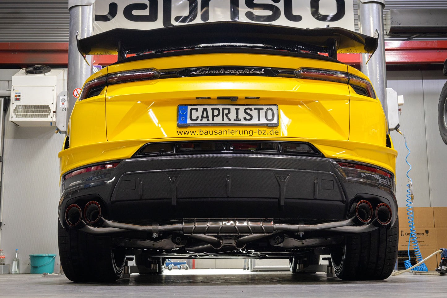 Capristo Lamborghini Urus Performante - Valved Exhaust, MidSilencer Spare + Wicrom Tips (OE Actuators)