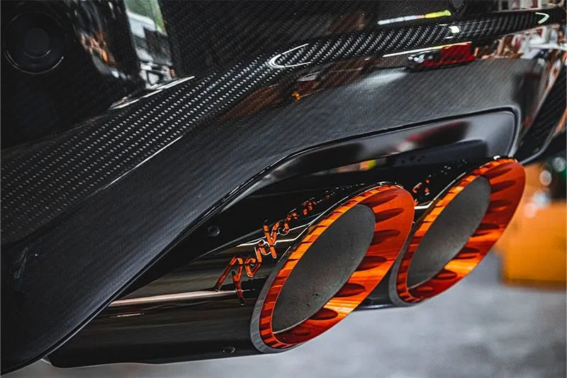Capristo Lamborghini Urus Performante - Valved Exhaust, MidSilencer Spare + Wicrom "Performante" Tips (OE Actuators)