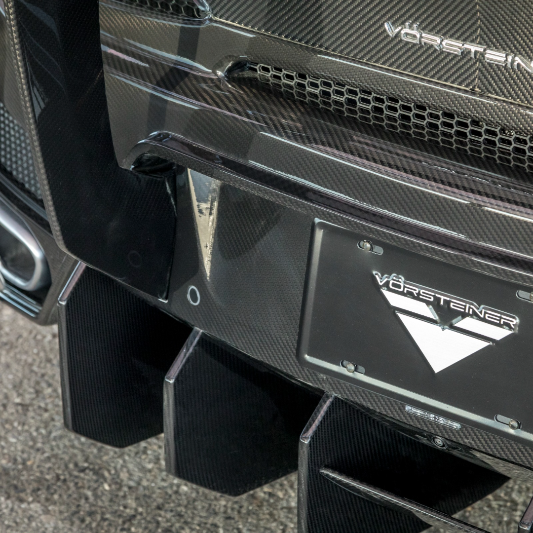 Vorsteiner Mclaren 570S VX Aero Wing Blade Carbon Fiber w/ Carbon Fiber Uprights